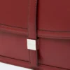 Handtasche aus Naturleder, bordeaux