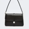 Handtasche aus Naturleder, schwarz Handtasche aus Naturleder, schwarz