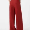 Hose aus Baumwoll-Gabardine-Jersey, rot Hose aus Baumwoll-Gabardine-Jersey, rot