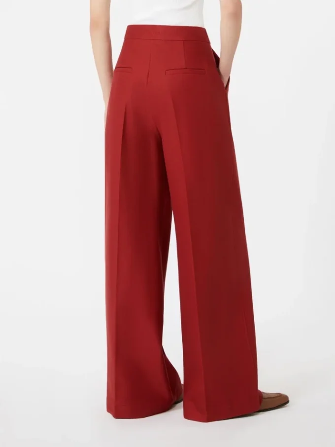 Hose aus Baumwoll-Gabardine-Jersey, rot Hose aus Baumwoll-Gabardine-Jersey, rot