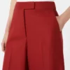 Hose aus Baumwoll-Gabardine-Jersey, rot Hose aus Baumwoll-Gabardine-Jersey, rot