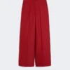 Hose aus Baumwoll-Gabardine-Jersey, rot Hose aus Baumwoll-Gabardine-Jersey, rot