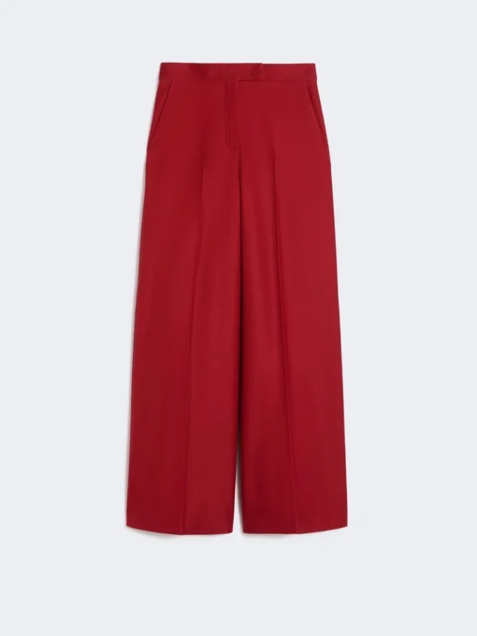 Hose aus Baumwoll-Gabardine-Jersey, rot Hose aus Baumwoll-Gabardine-Jersey, rot