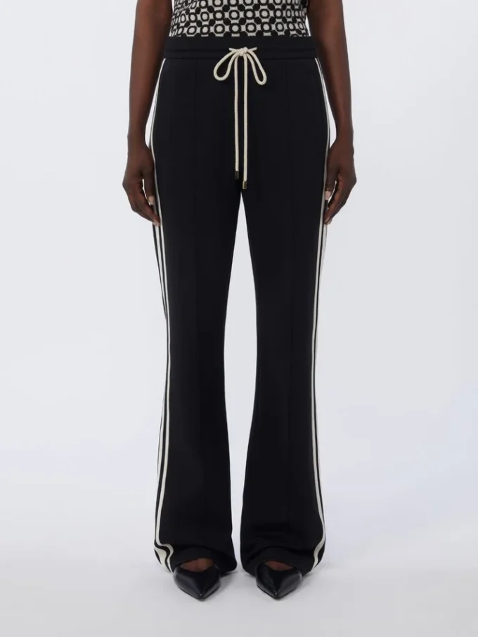Hose aus Baumwolljersey, schwarz Hose aus Baumwolljersey, schwarz
