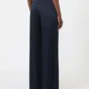 Hose aus Envers-Satin, mitternachtsblau Hose aus Envers-Satin, mitternachtsblau