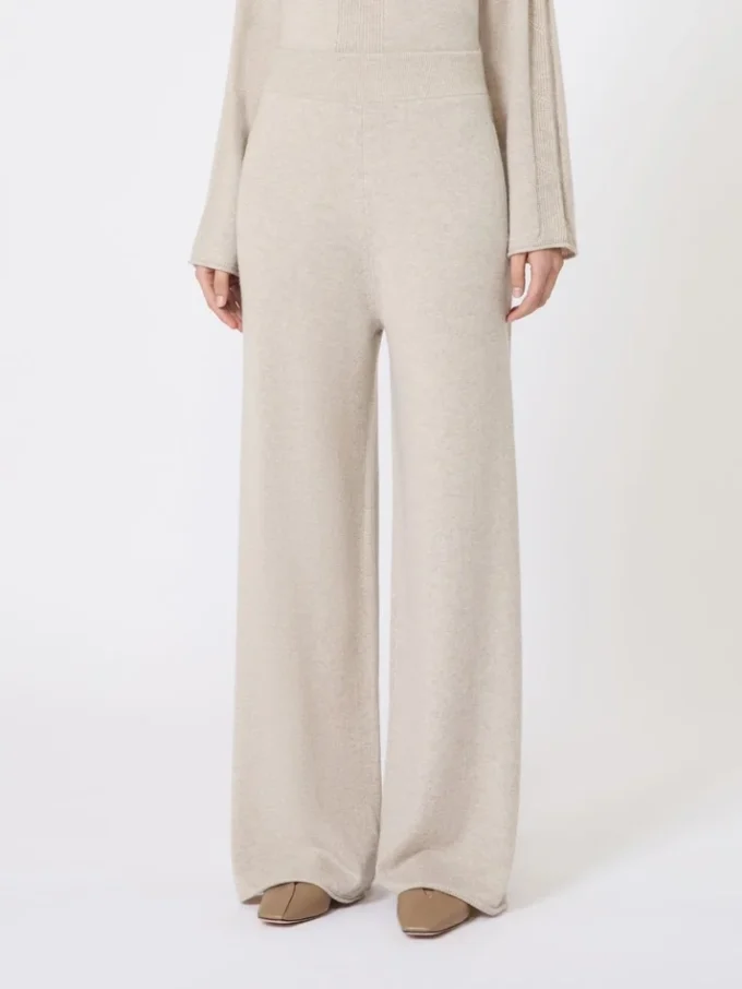 Hose aus Kaschmirgarn, beige Hose aus Kaschmirgarn, beige