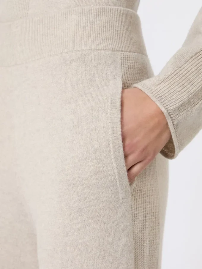Hose aus Kaschmirgarn, beige Hose aus Kaschmirgarn, beige