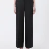 Hose aus Leinen-Canvas, schwarz Hose aus Leinen-Canvas, schwarz