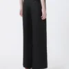 Hose aus Leinen-Canvas, schwarz Hose aus Leinen-Canvas, schwarz
