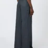 Hose aus Leinen-Twill mit Fischgrätenmuster, mittelgrau Hose aus Leinen-Twill mit Fischgrätenmuster, mittelgrau