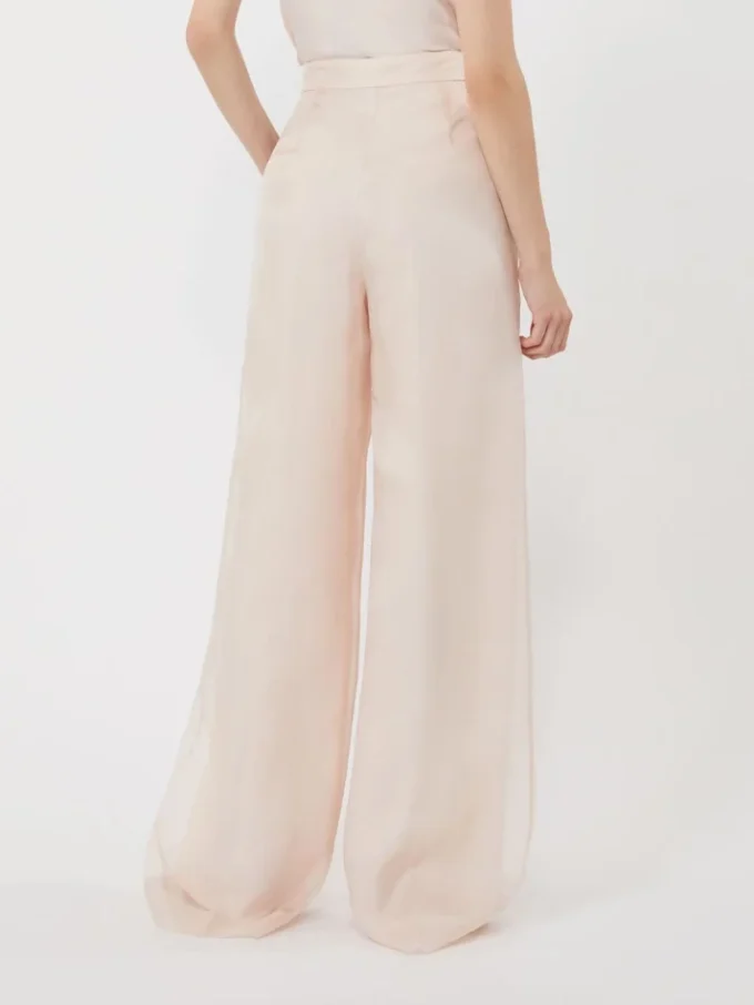 Hose aus Seidenorganza, puderfarben Hose aus Seidenorganza, puderfarben