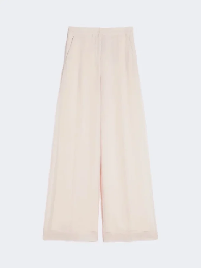 Hose aus Seidenorganza, puderfarben Hose aus Seidenorganza, puderfarben