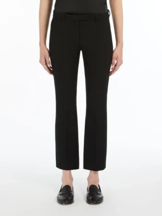 Hose aus Stretch-Baumwollmischung, schwarz Hose aus Stretch-Baumwollmischung, schwarz
