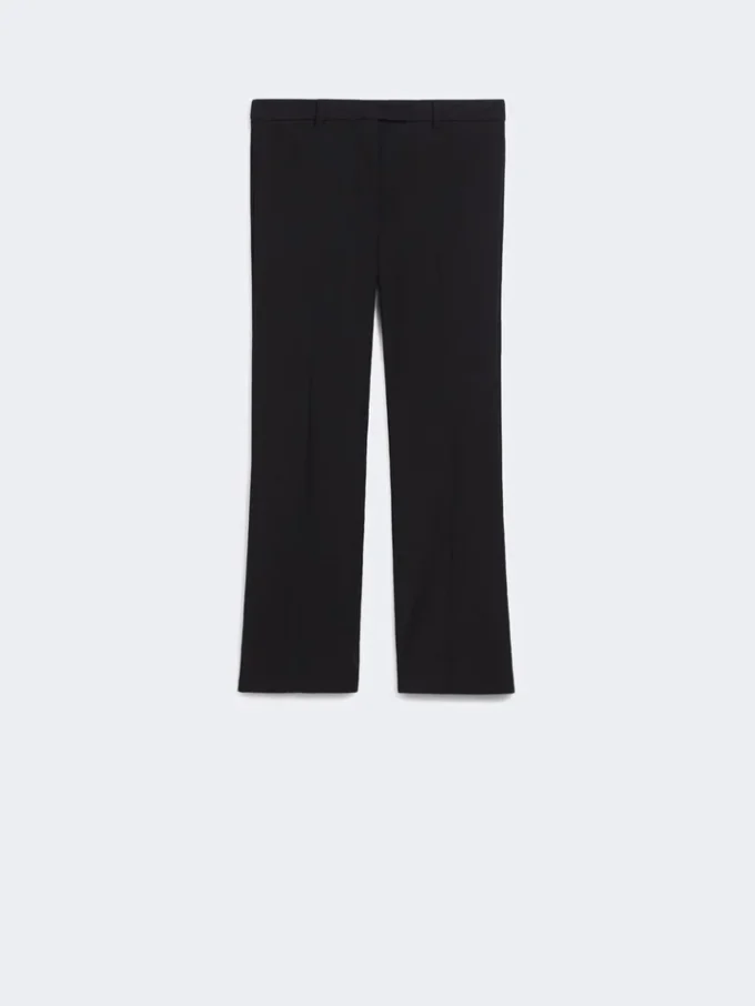 Hose aus Stretch-Baumwollmischung, schwarz Hose aus Stretch-Baumwollmischung, schwarz