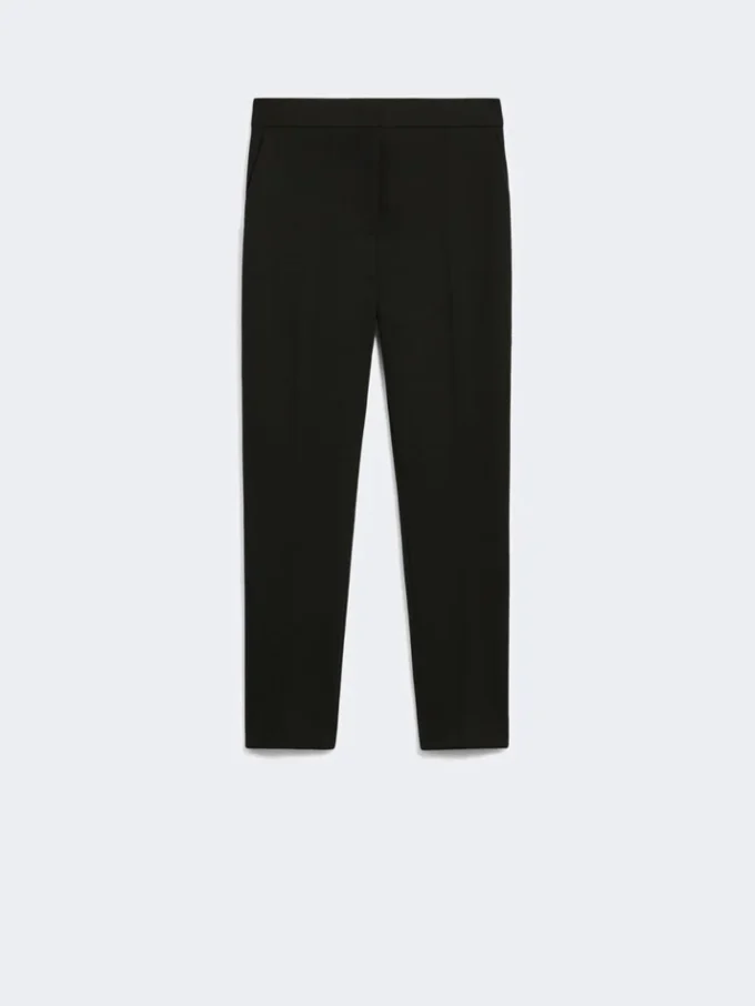 Hose aus Viskose-Jersey, schwarz Hose aus Viskose-Jersey, schwarz