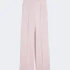 Hose aus Wolle, Mohair und Seide, beige-rosa Hose aus Wolle, Mohair und Seide, beige-rosa
