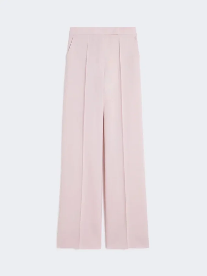Hose aus Wolle, Mohair und Seide, beige-rosa Hose aus Wolle, Mohair und Seide, beige-rosa