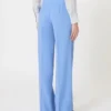 Hose aus Wollkrepp, hellblau Hose aus Wollkrepp, hellblau