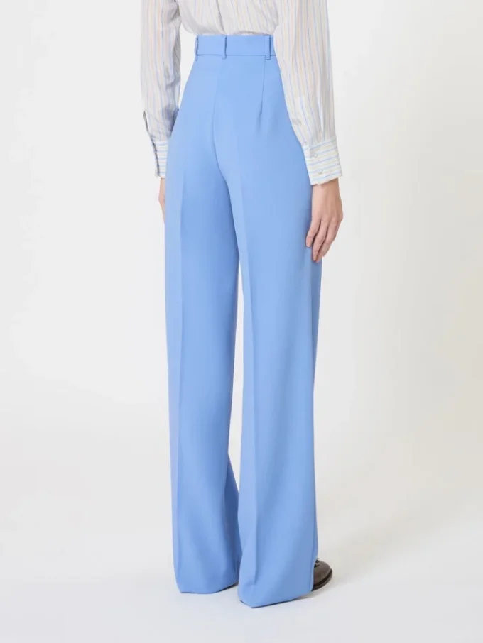 Hose aus Wollkrepp, hellblau Hose aus Wollkrepp, hellblau