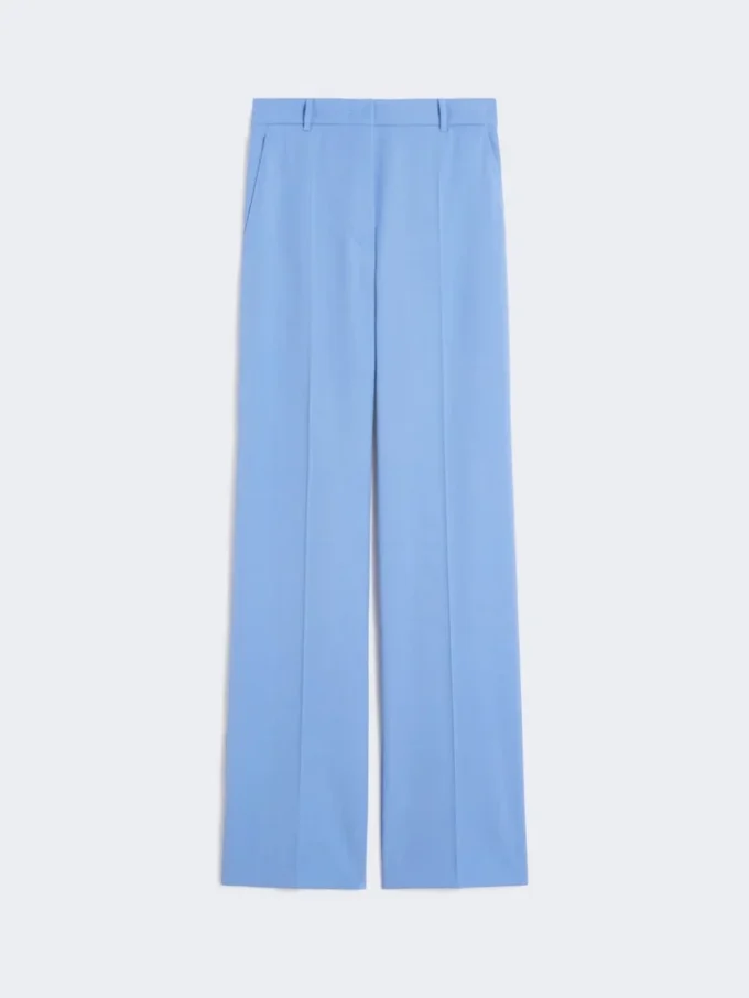 Hose aus Wollkrepp, hellblau Hose aus Wollkrepp, hellblau