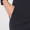 Hose aus Wollkrepp, marineblau Hose aus Wollkrepp, marineblau