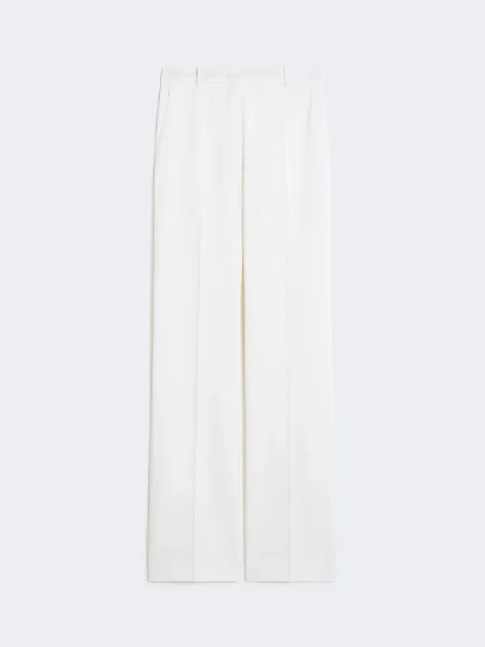 Hose aus Wollkrepp, weiß Hose aus Wollkrepp, weiß