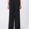 Hose aus Wollmischung, schwarz Hose aus Wollmischung, schwarz