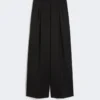 Hose aus Wollmischung, schwarz Hose aus Wollmischung, schwarz