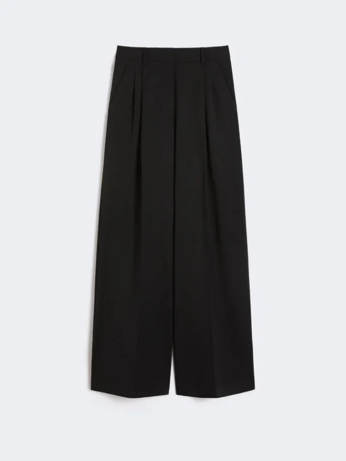 Hose aus Wollmischung, schwarz Hose aus Wollmischung, schwarz