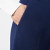 Hose aus Wollpiqué, China-Blau Hose aus Wollpiqué, China-Blau