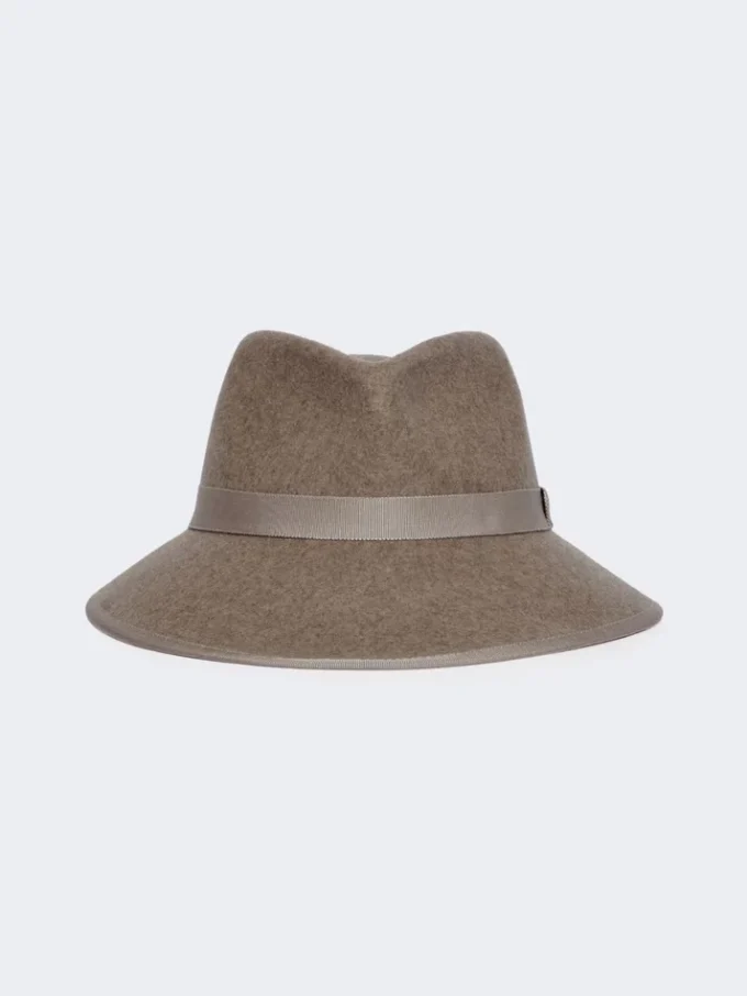 Hut aus Wollfilz, beige Hut aus Wollfilz, beige