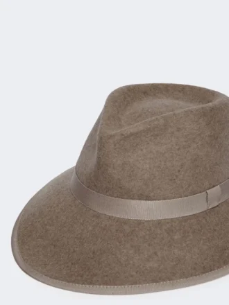 Hut aus Wollfilz, beige Hut aus Wollfilz, beige