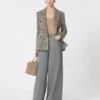 Jacquard-Jersey-Blazer, schwarz-grau Jacquard-Jersey-Blazer, schwarz-grau
