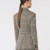 Jacquard-Jersey-Blazer, schwarz-grau Jacquard-Jersey-Blazer, schwarz-grau