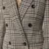 Jacquard-Jersey-Blazer, schwarz-grau Jacquard-Jersey-Blazer, schwarz-grau