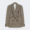 Jacquard-Jersey-Blazer, schwarz-grau Jacquard-Jersey-Blazer, schwarz-grau