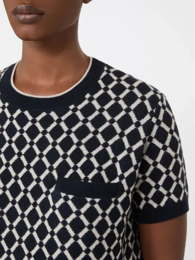 Jacquard-Pullover aus Wolle, ultramarinblau Jacquard-Pullover aus Wolle, ultramarinblau