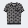 Jacquard-Pullover aus Wolle, ultramarinblau Jacquard-Pullover aus Wolle, ultramarinblau