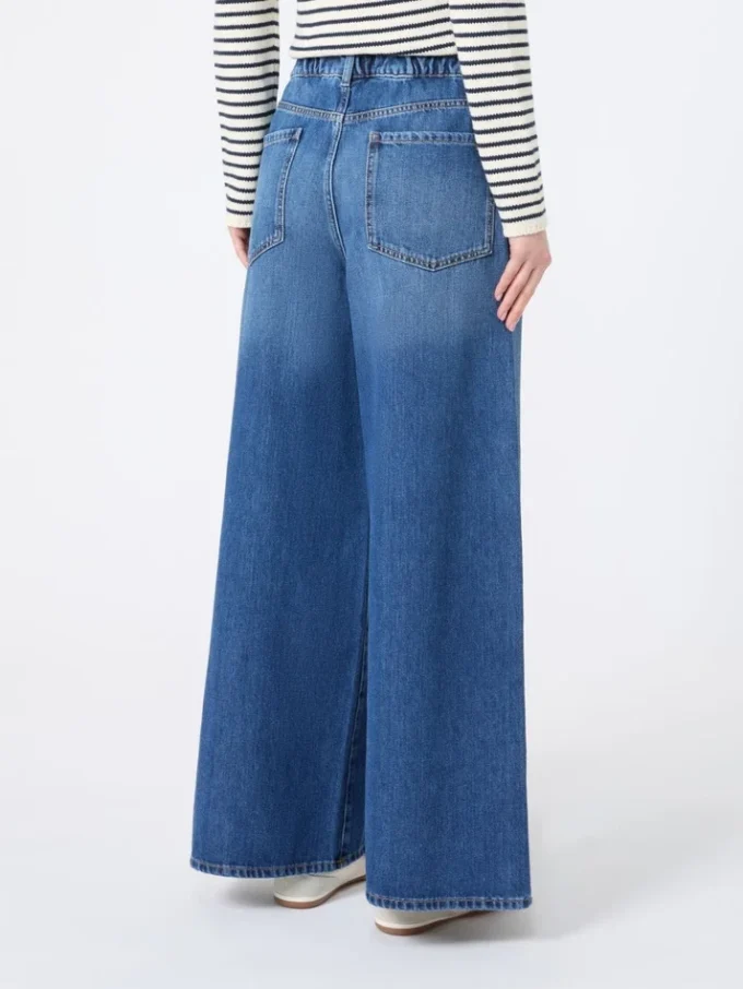 Jeans aus authentischem Baumwoll-Denim, marineblau Jeans aus authentischem Baumwoll-Denim, marineblau
