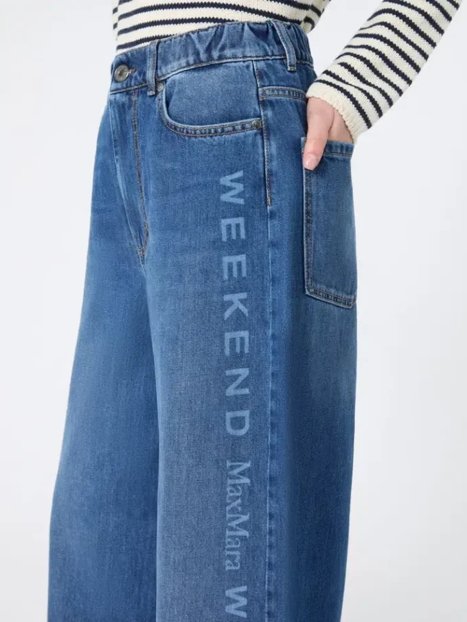 Jeans aus authentischem Baumwoll-Denim, marineblau Jeans aus authentischem Baumwoll-Denim, marineblau