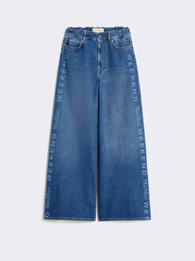 Jeans aus authentischem Baumwoll-Denim, marineblau Jeans aus authentischem Baumwoll-Denim, marineblau