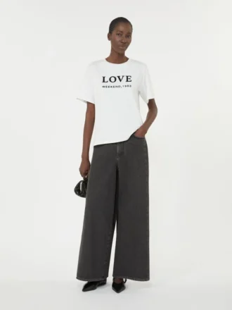 Jeans aus authentischem Baumwoll-Denim, schwarz