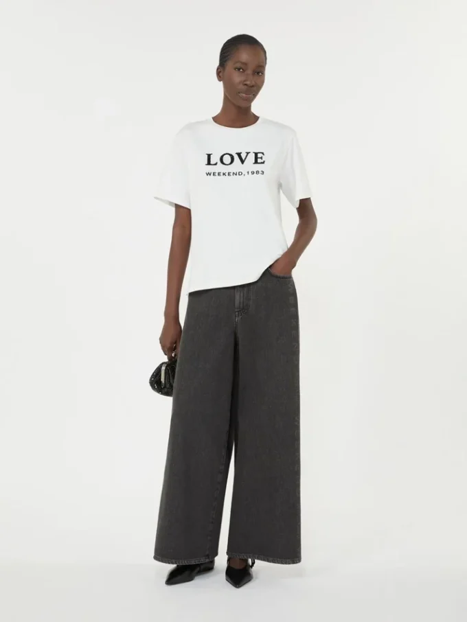 Jeans aus authentischem Baumwoll-Denim, schwarz
