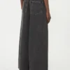 Jeans aus authentischem Baumwoll-Denim, schwarz