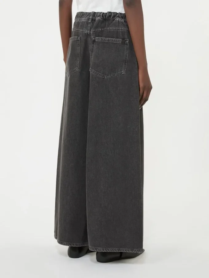 Jeans aus authentischem Baumwoll-Denim, schwarz