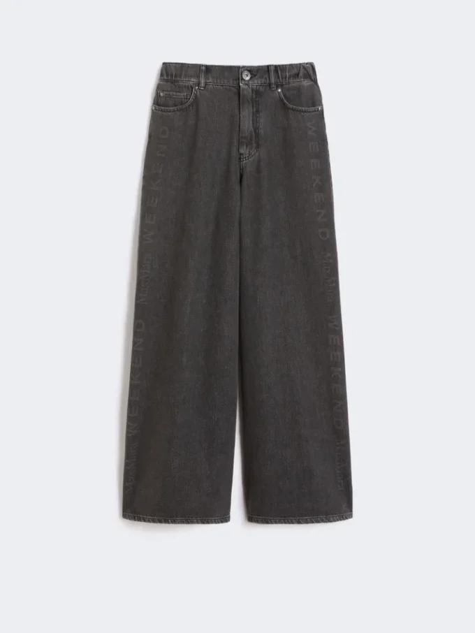 Jeans aus authentischem Baumwoll-Denim, schwarz