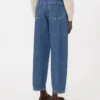 Jeans aus Baumwoll-Denim mit schmalem Bein, mitternachtsblau