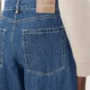 Jeans aus Baumwoll-Denim mit schmalem Bein, mitternachtsblau