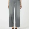 Jeans aus Denim mit Barrel-Leg-Schnitt, mittelgrau Jeans aus Denim mit Barrel-Leg-Schnitt, mittelgrau