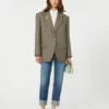Jeans mit geradem Bein, marineblau Jeans mit geradem Bein, marineblau